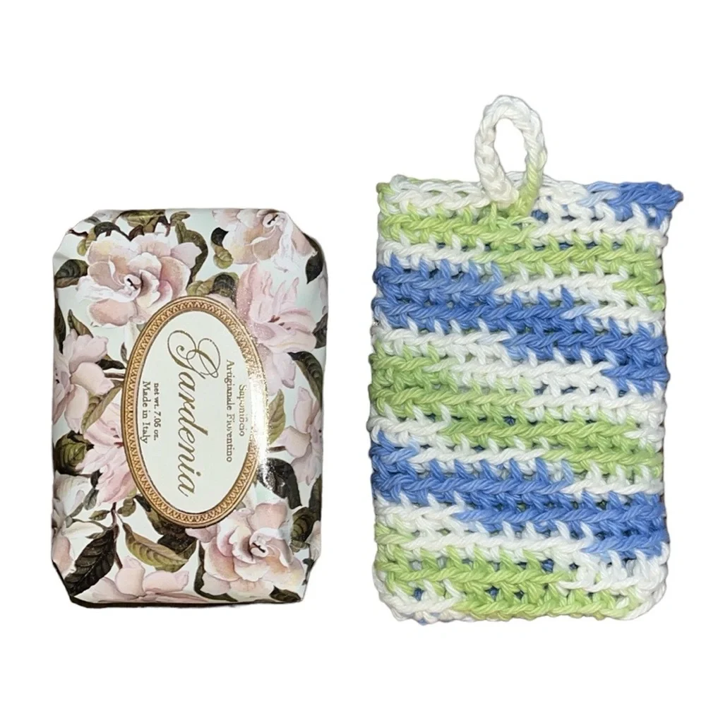 NWT Soap and Handmade Soap Saver Gift Set